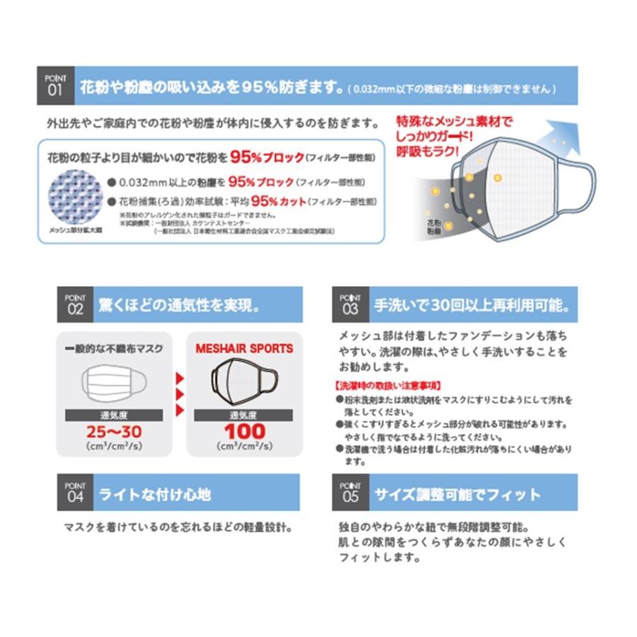 【送料無料!】MESH AIR SPORTS〜高機能メッシュマスク〜　【2枚入】 |  | 08