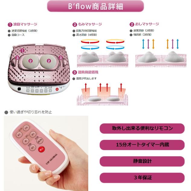 B'flow ビーフロー マッサージ器 温風 マッサージ機 家庭用マッサージ