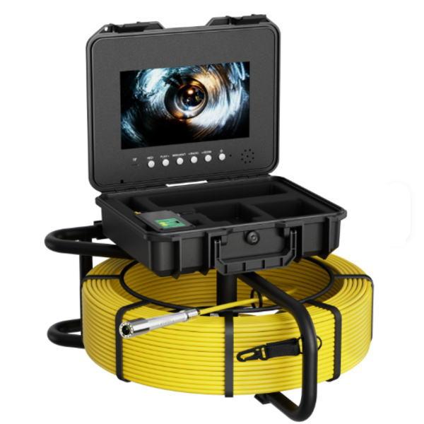 プロ用 下水道管カメラ 7mm×100m 10.1インチ 1080P DVR 自動水平調整 512Hzトランスミッター 配管検査 工業用スコープ |  | 03