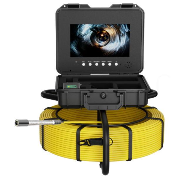 プロ用 下水道管カメラ 7mm×100m 10.1インチ 1080P DVR 自動水平調整 512Hzトランスミッター 配管検査 工業用スコープ |  | 06