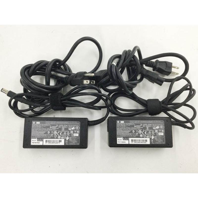 2個セット HP純正 65W TPC-LA58 ACアダプター 電源ケーブル 中古