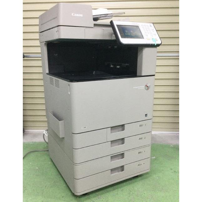 A3対応カラー複合機 Canon iR-ADVANCE C3320F 4段給紙 カラーコピー FAX プリンタ スキャナ カウンター56,300枚 F05079の画像