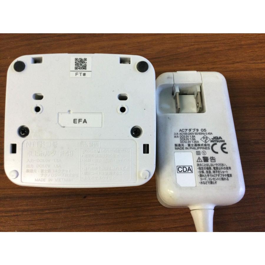 NTT docomo docomo 純正品 NTT ドコモ 卓上ホルダ F49+ACアダプタ05 5