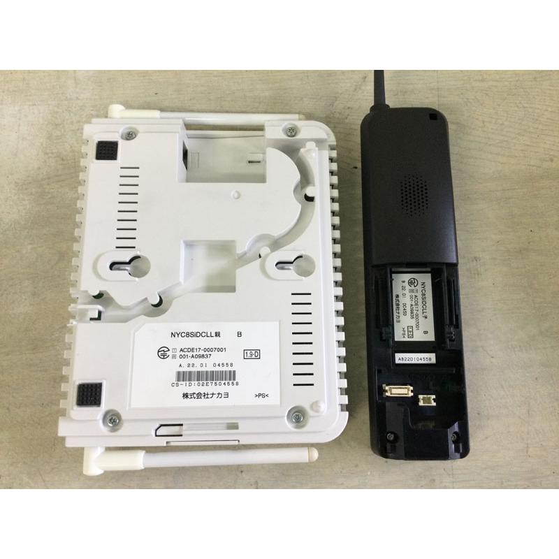 キレイ目　NYC-8Si-DCLL　21年3月製　ナカヨ　動作確認済み ナカヨ NYC-8Si-DCLL親B＋子B シングルゾーンDECTコードレス電話機＋