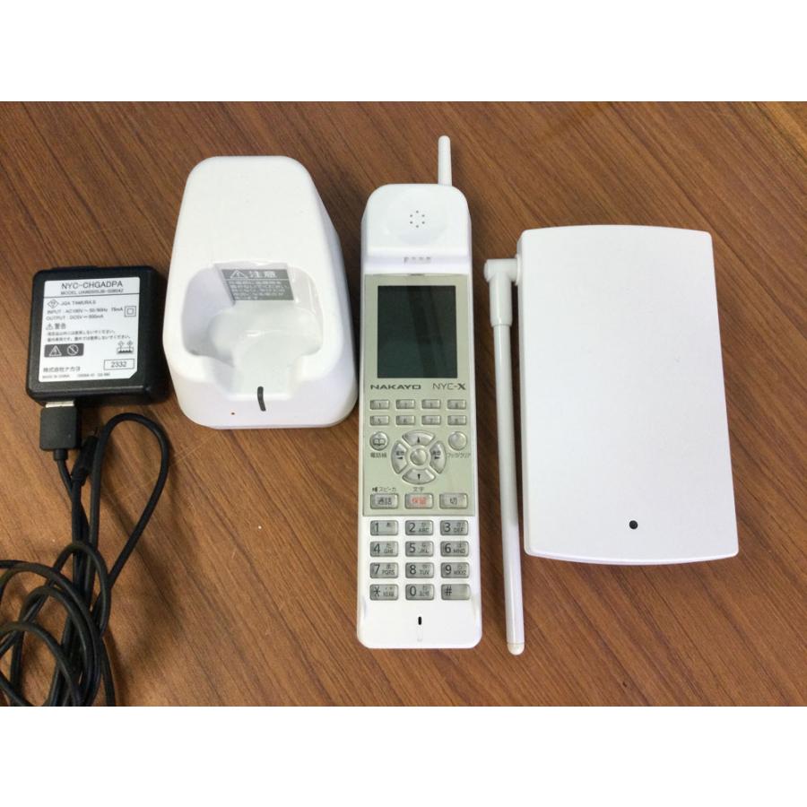ナカヨ NYC-8XI-DCLL子W シングルゾーンDECTコードレス電話機＋親アンテナセット 中古ビジネスフォン★保証付・本州送料無料★ ...