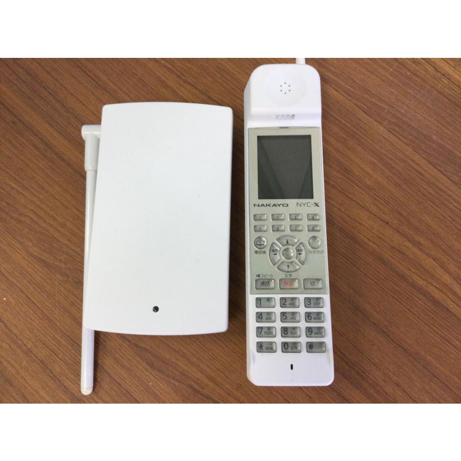 ナカヨ NYC-8XI-DCLL子W シングルゾーンDECTコードレス電話機＋親アンテナセット 中古ビジネスフォン★保証付・本州送料無料★ ...