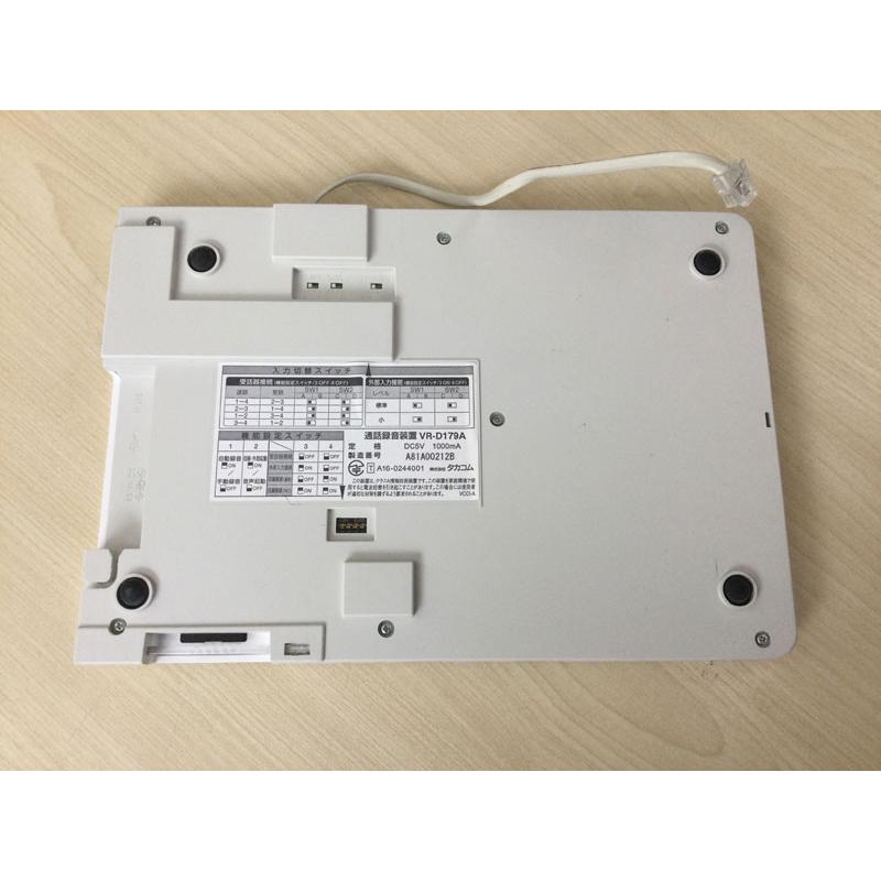 TAKACOM(タカコム) 通話録音装置 VR-D179 中古リユース☆本州送料無料