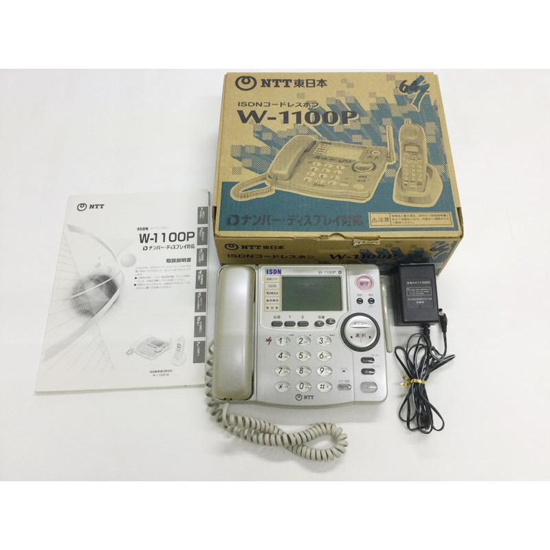 NTT NTT ISDNコードレスホン W-1100P(W-1100P-M) 親機 中古小規模 