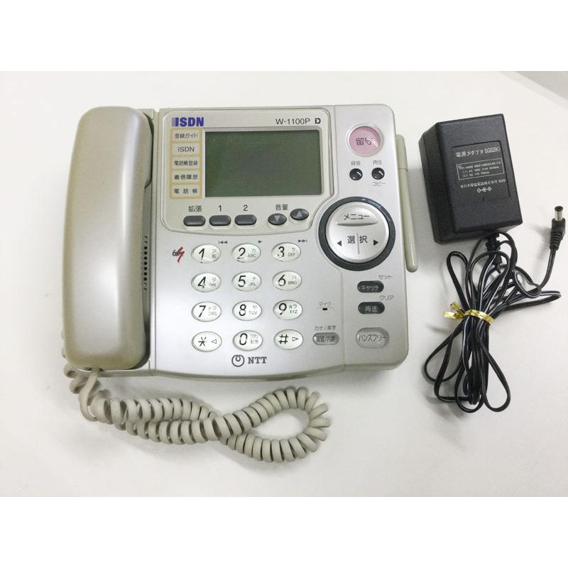 NTT NTT ISDNコードレスホン W-1100P(W-1100P-M) 親機 中古小規模 