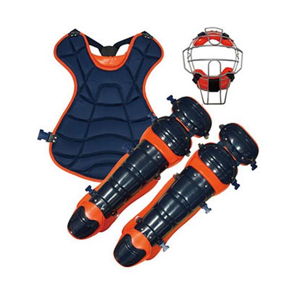 カラー番号 108ネイビー オレンジ 19 ベルガード キャッチャー用プロテクター 硬式用バリューセレクトキャッチャーセット 硬式用バリューセレクトキャッチャーセット Bvs39k