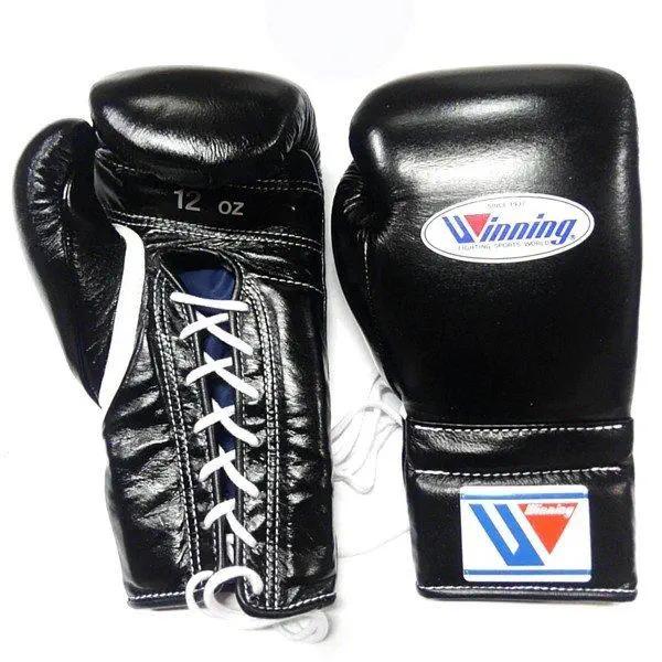 Winning ボクシンググローブ MS-400 12oz ブラック 12オンス MS-400-BLKウイニング(Winning) ボクシンググローブ 練習用