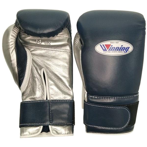 Winning ウイニング ボクシンググローブ 14oz 黒 MS-500B 14オンス MS-500B-NVYSLV1 ウイニング ボクシンググローブ マジック