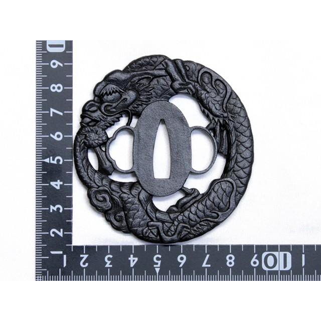 鍔 団龍図透 : 日本刀剣侍堂 - 通販 - Yahoo!ショッピング