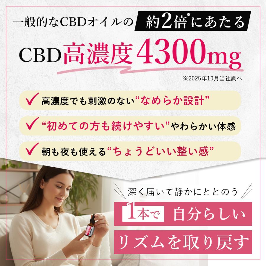 HEMP LEAD（ヘンプリード） CBDオイル 高濃度 4300mg 10g ピーチ
