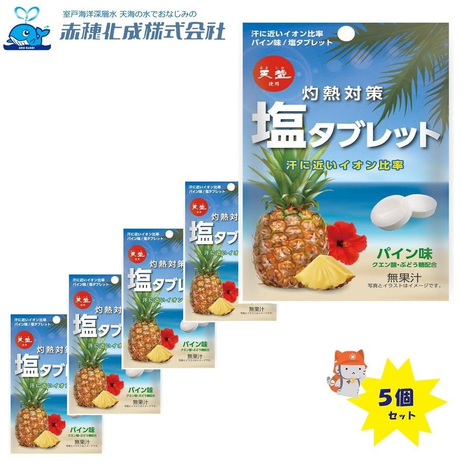 熱中症 タブレット 灼熱対策 33g 5袋 付与 パイン味