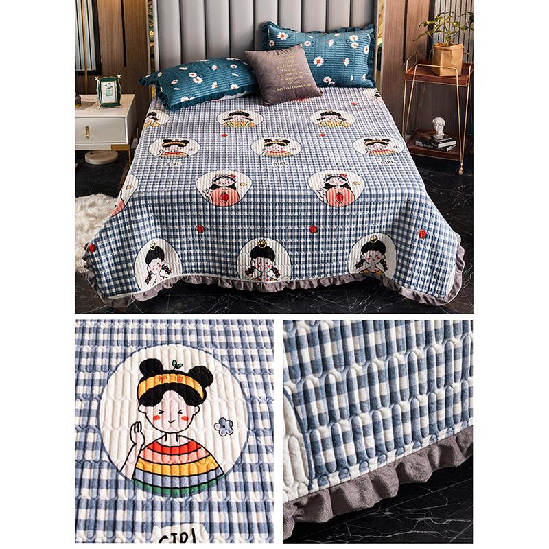 ベッドカバー マルチ カバー ク風北欧 寝具カバー ベッドスプレッド キルト おしゃれ 高質感 掛け布団カバー 純天然 全店販売中 高級 ダブル 四季適用