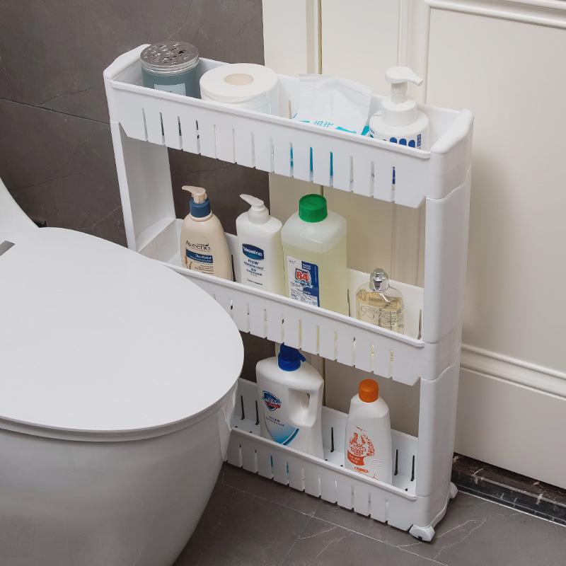 22 トイレラック スリム ラック 隙間収納 掃除用具 収納 トイレ浴室置物棚居間収納 冷蔵庫おしゃれ 北欧 かわいい収納 便利 Supplystudies Com
