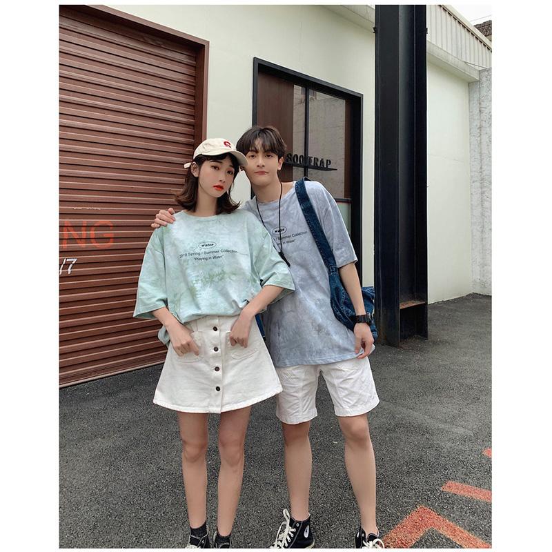 ペアルック カップル ペアtシャツ 夏 春 韓国 ファッション おそろい リンクコーデ ユニセックス メンズ レディース 彼氏 彼女 半袖 オルチャン ファッション 23qt63 Jpsakura Store 通販 Yahoo ショッピング