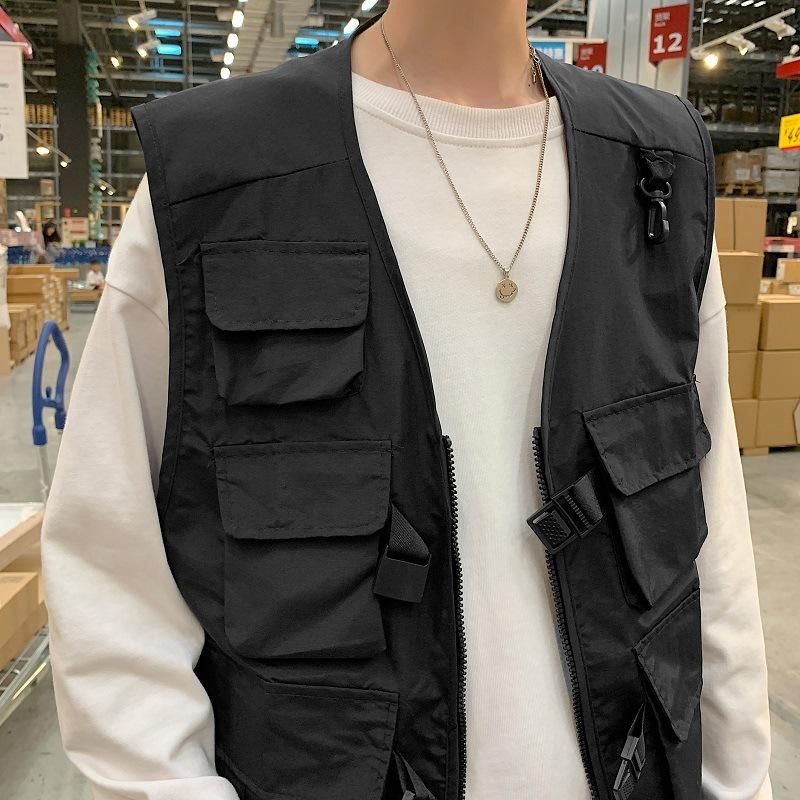 フィッシングベスト 多ポケット 多機能 便利 収納 ポケット 釣り