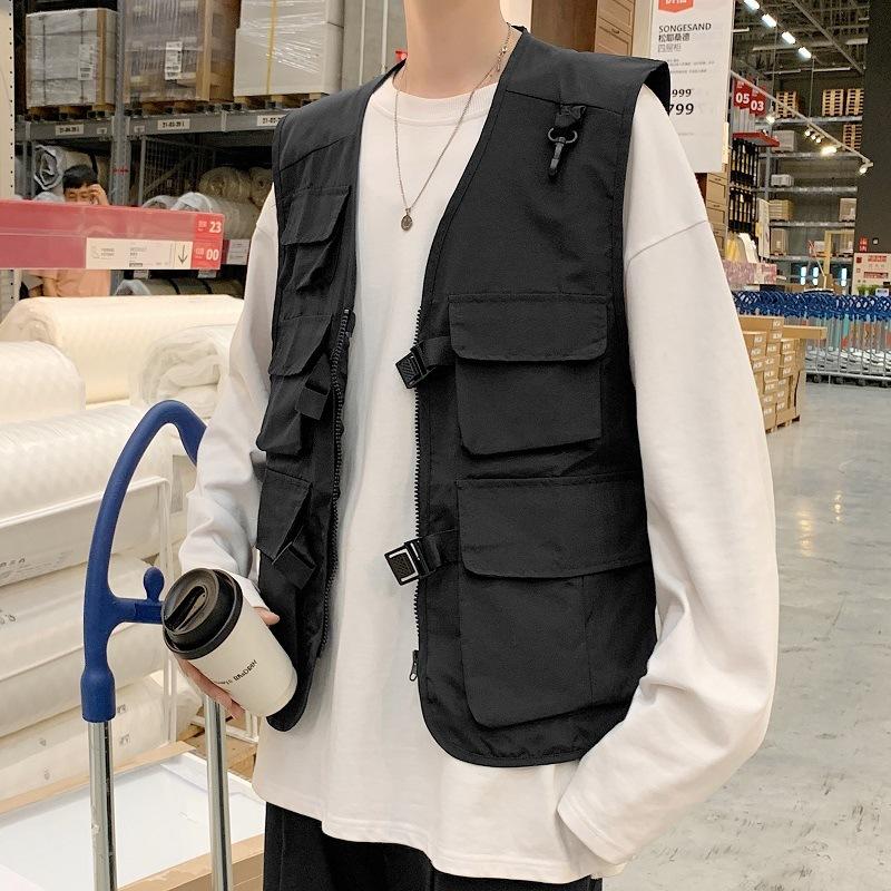 フィッシングベスト 多ポケット 多機能 便利 収納 ポケット 釣り