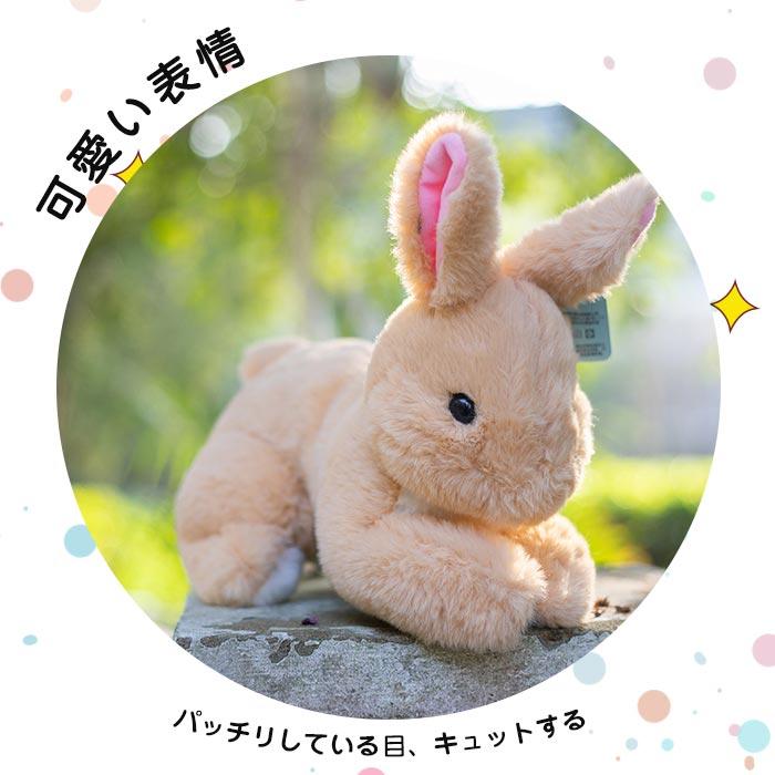 ウサギ リアル うさぎ ラビット ぬいぐるみ 抱き枕 モフモフ もふもふ 癒し 可愛い うさぎのぬいぐるみ 動物 インテリア プレゼント ギフト 贈り物｜jpsakura-store｜09