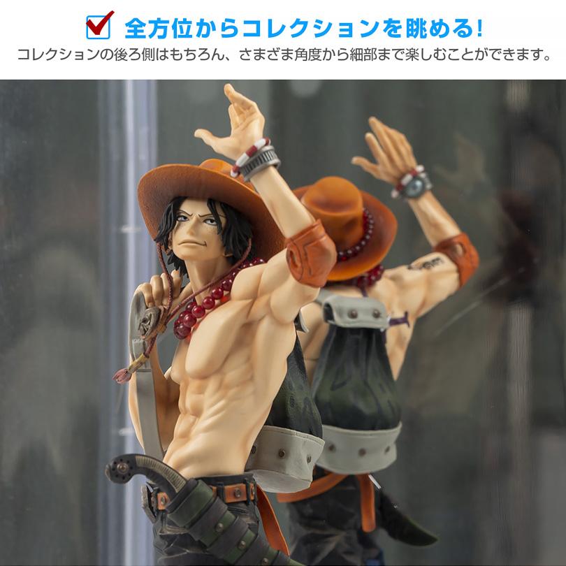 積み重ね可能 フィギュアケース 大型 透明展示ケース マグネット式扉