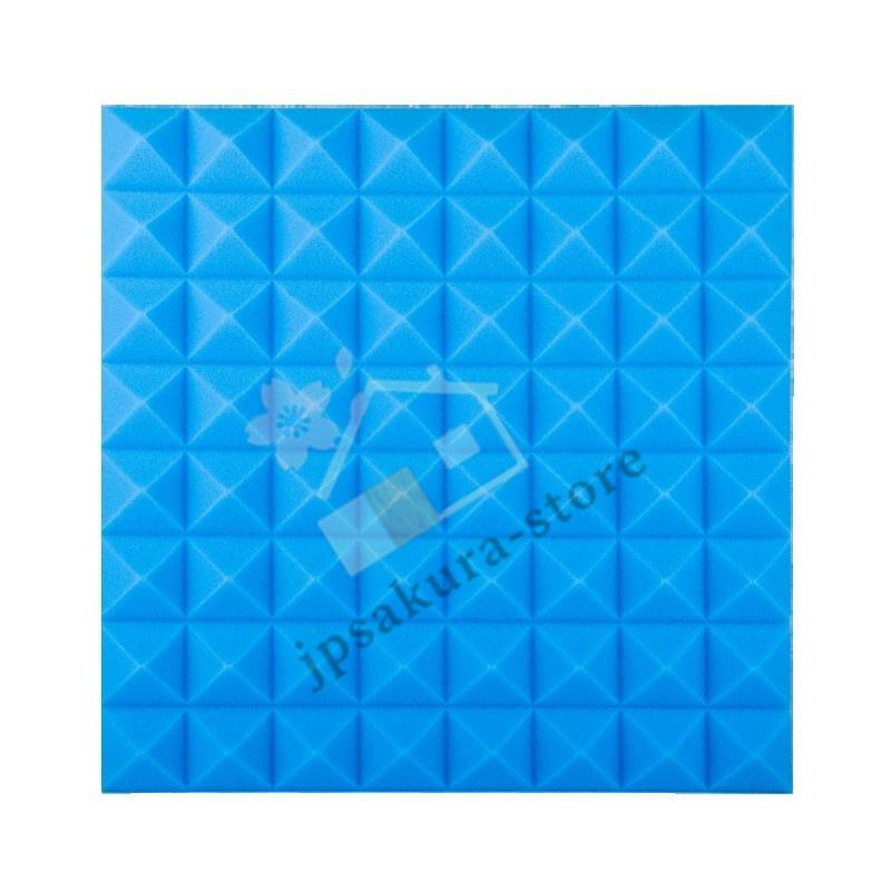 大ピラミッド形状遮音吸音材 50x50cm 厚み5/8cm シングルチップ