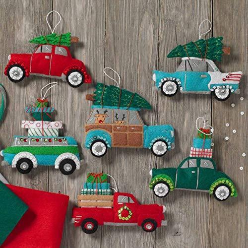 Bucilla ホリデーショッピング Spree フェルトアップリケキット 6点 |  | 01