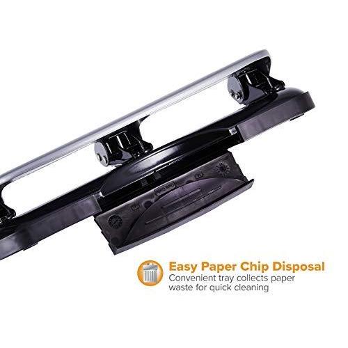 Three-Hole Punch  20 Sheet Capacity  Black/Silver () |  | 04