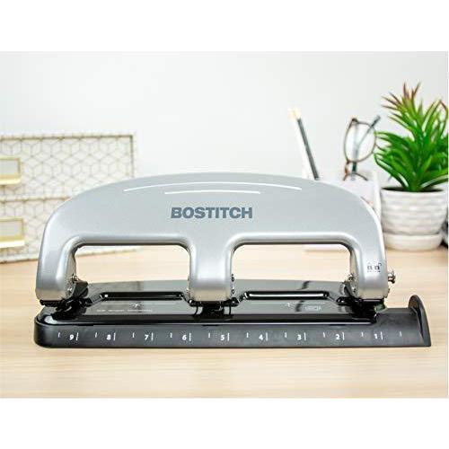 Three-Hole Punch  20 Sheet Capacity  Black/Silver () |  | 06