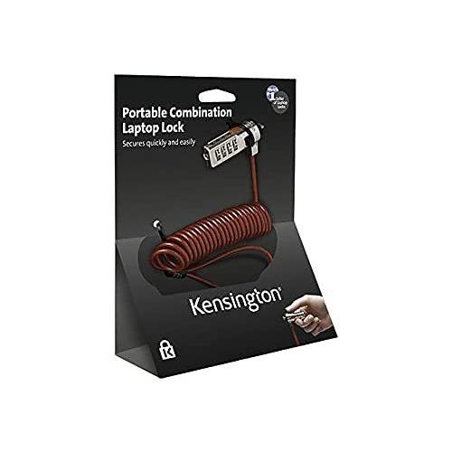 Kensington 64671 ポータブル コンビネーション ノートパソコン ロック 6フィート スチールケーブル レッド |  | 01