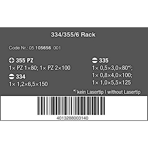 Wera Kraftformスクリュードライバーセット6PC 4と2 POZI （並行輸入品） （並行輸入品） |  | 04