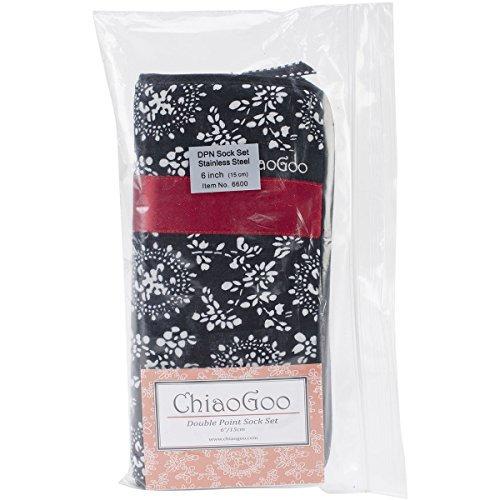 Chiaogoo Double Point Stainless Steel 6 Knitting Needle Sock Set wtih Re | 