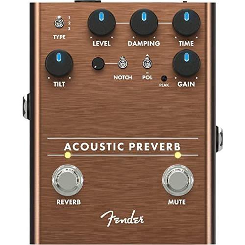 Fender Acoustic Preverb プリアンプ リバーブ ギターエフェクター | 