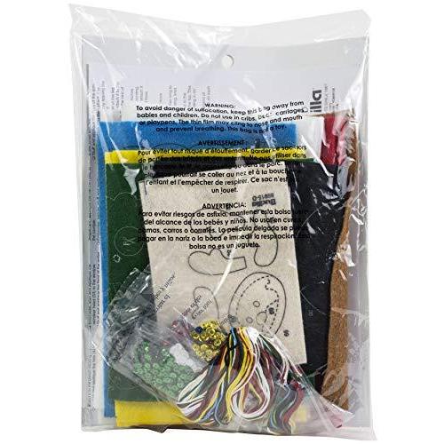 Bucilla フェルトアップリケ壁掛けキット 17.5 x 19インチ 86915E クリスマスキャンパー マルチ |  | 02