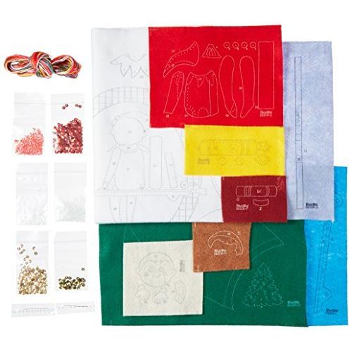 Bucilla 18-Inch Christmas Stocking Felt Applique Kit  86508 The Elf on T |  | 01