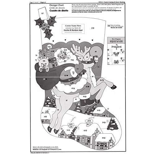 Bucilla-サンタが町にやってくる-フェルトアップリケストッキングキット84941 |  | 03