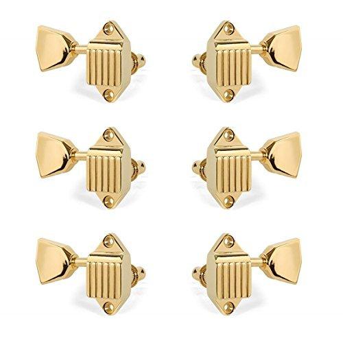 Kluson Waffleback 3 Per-Side エレキギター Tuning Machines Metal Keystone Gold | 