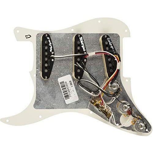 Fender ギターパーツ Pre-Wired Strat Pickguard  Tex-Mex SSS  Parchment 11 Hole |  | 01