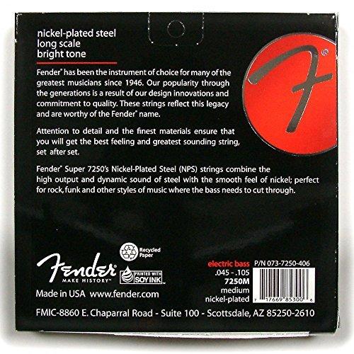 Fender エレキベース弦 7250 Bass Strings  Nickel Plated Steel  Long Scale  7250M |  | 01
