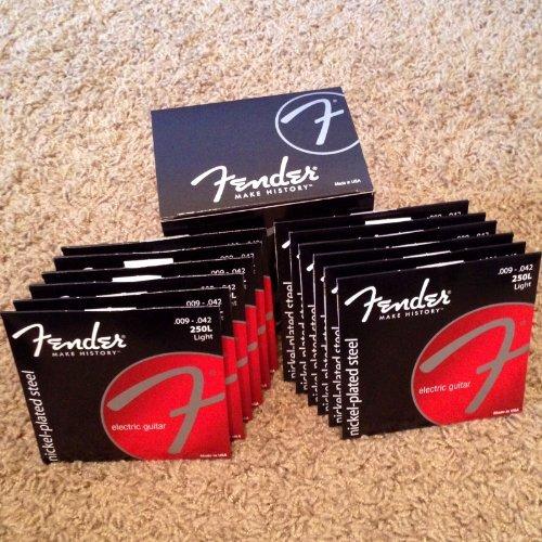 FENDER Nickel-Plated Steel 250L エレキギター弦×12SET | 