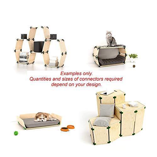 PlayWood コネクター 工具不要 家具 収納 組み立て 150 Degree ブルー 4150.027BL |  | 03