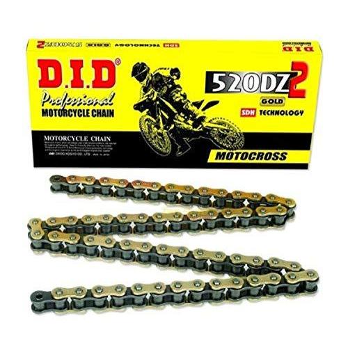 D.I.D. 520DZ2-120 ゴールド 高性能120リンク Xリングチェーン 接続リンク付き | 