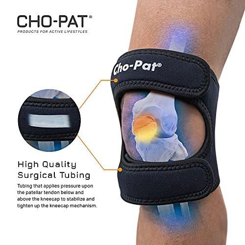 Cho-Pat Dual Action Knee Strap  Black  Medium  14 Inch-16 Inch [並行輸入品]｜jpselect｜04