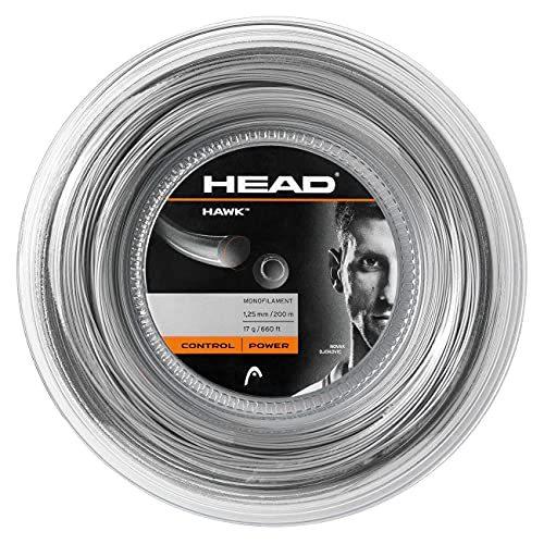 (Size 18  Multi-Colour/Green) - Hawk 18G Tennis String Reel Platinum | 