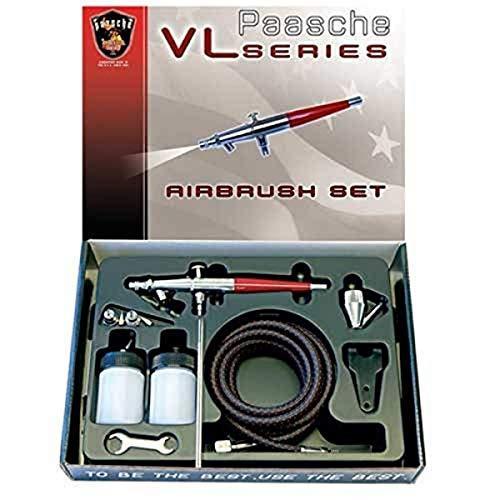Paasche VL-SET Double Action Siphon Feed Airbrush Set