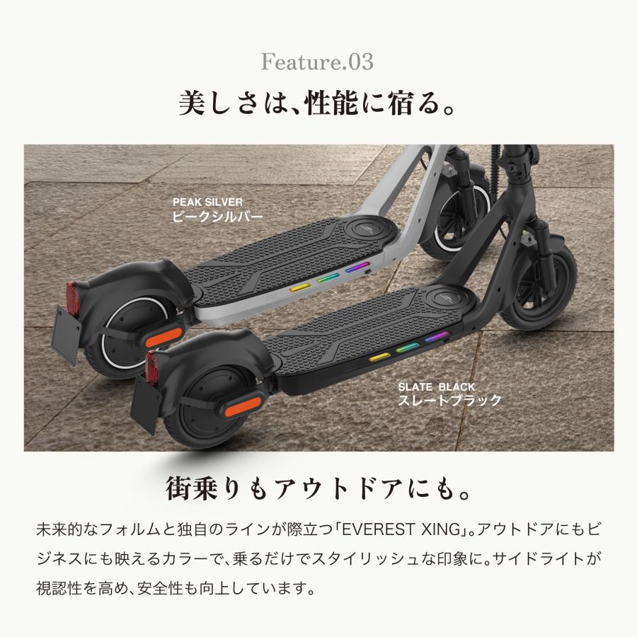 電動キックボード 特定小型原付 EVEREST XING EX15 600w 折りたたみ