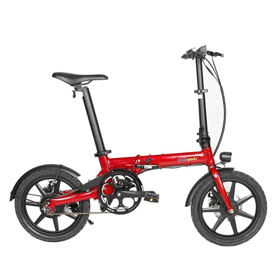 電動折り畳み自転車　qualisports Q1 qualisports 電動アシスト折りたたみ自転車