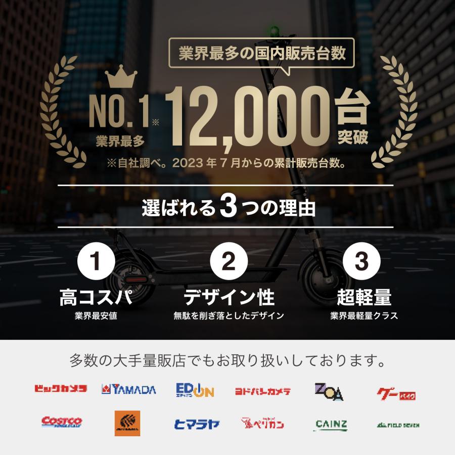 電動キックボード 特定小型原付 RICHBIT ES1 Pro 免許不要 折りたたみ 公道走行可 公道仕様 20km以下 特定小型 街乗り オシャレ | RICH BIT | 06