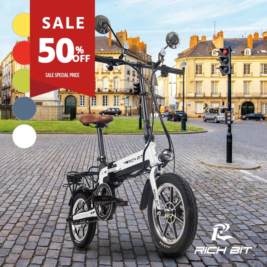 RICH BIT 【アウトレット!台数限定50%OFF】電動バイク ペダル RICH BIT 【アウトレット!台数限定50%OFF】電動バイク ペダル
